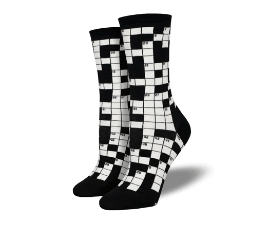 Image of Crossword Puzzle Socks