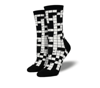 Image 1 of Crossword Puzzle Socks
