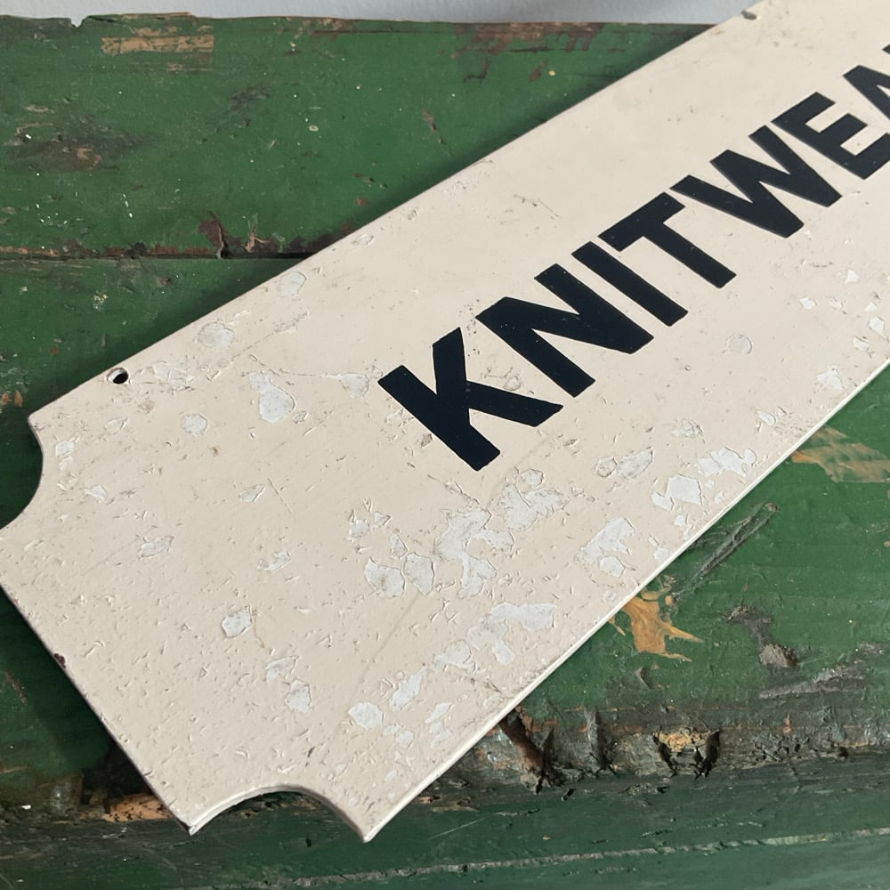 Image of Knitwear Sign