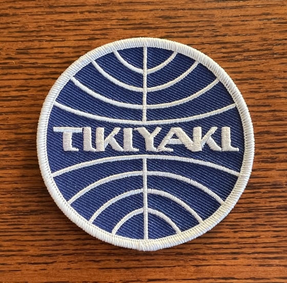 Image of Tikiyaki Airways Logo Patch ( Iron On Patch)