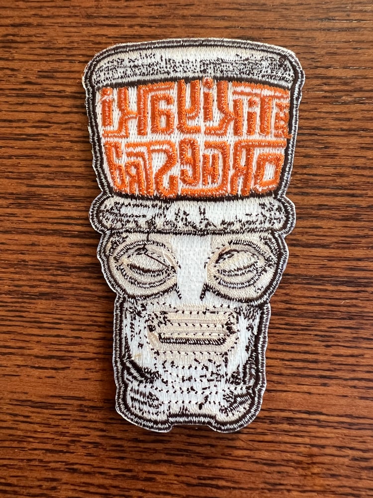 Image of Tikiyaki Orchestra Logo Tiki Patch ( iron on patch)