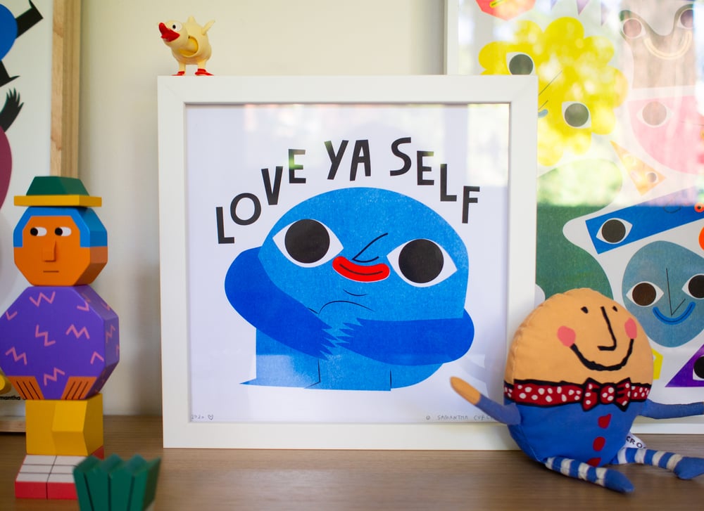 Image of Love Ya Self - Square Print