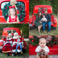 Image 1 of Red Truck Mini with Santa