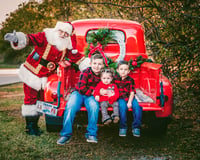Image 2 of Red Truck Mini with Santa
