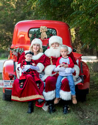 Image 3 of Red Truck Mini with Santa