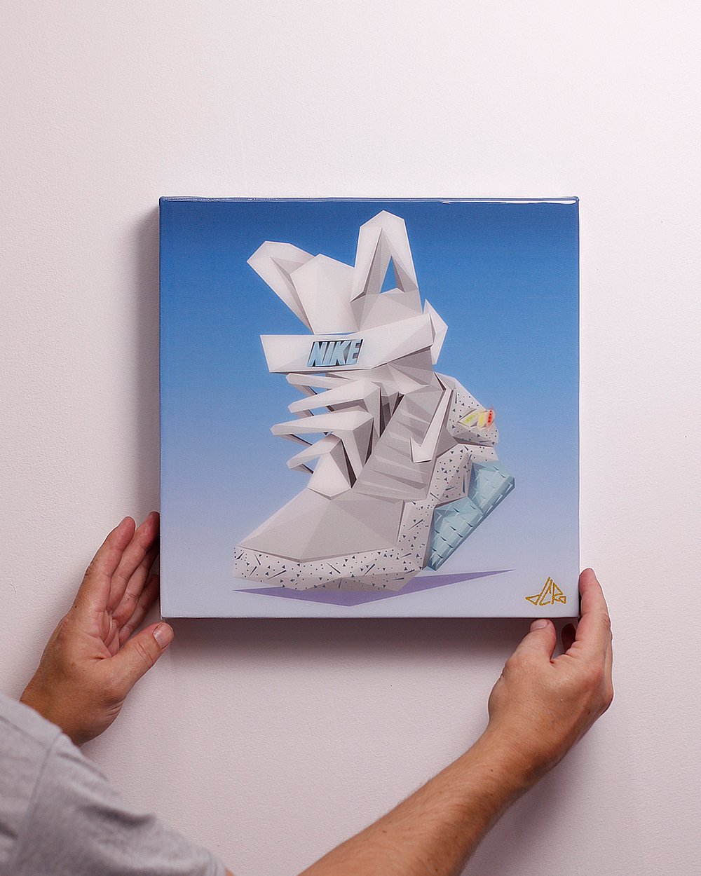 Image of 12 inch "MAG" Canvas Print + Resin