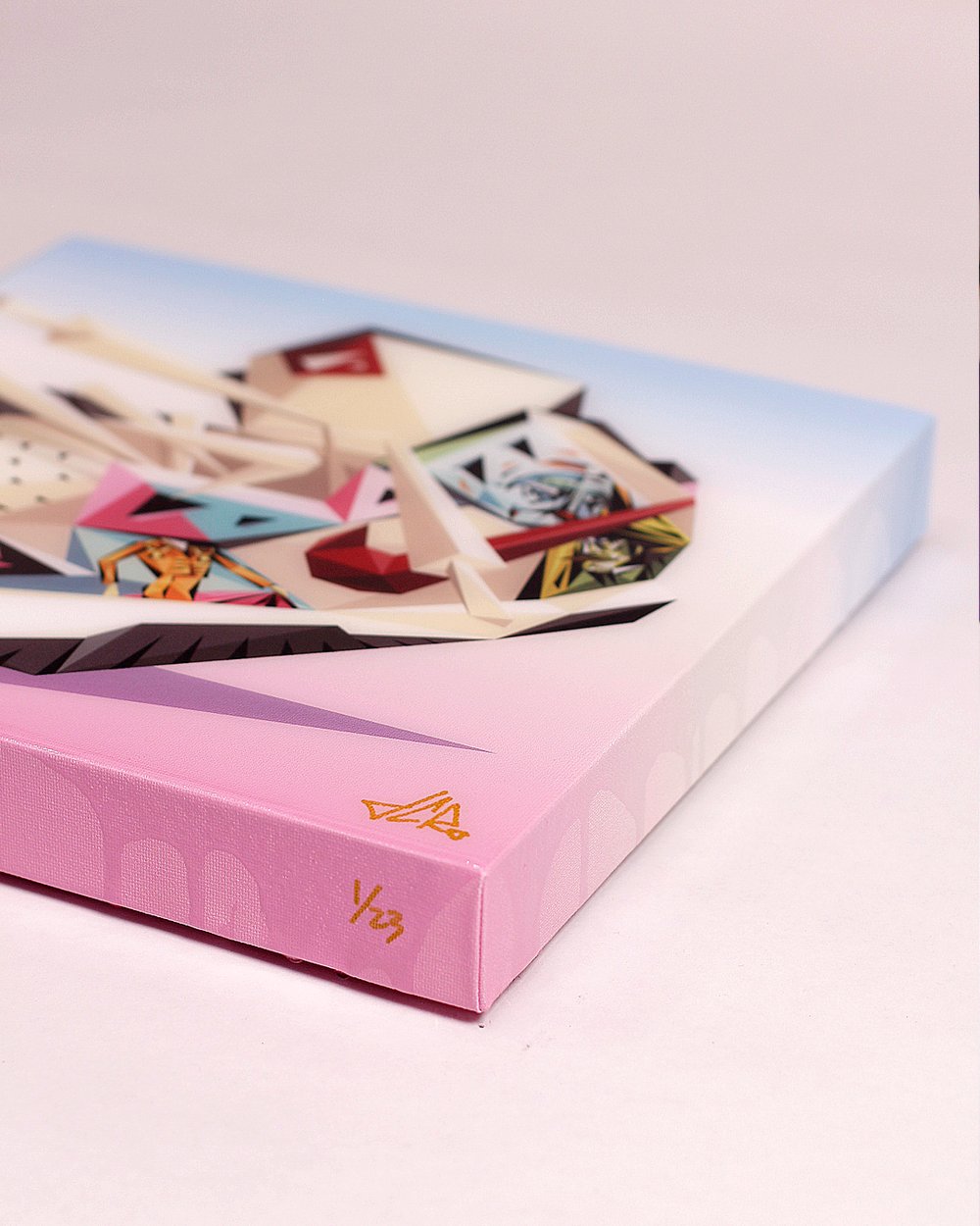 Image of 12 inch "Paris" Canvas Print + Resin