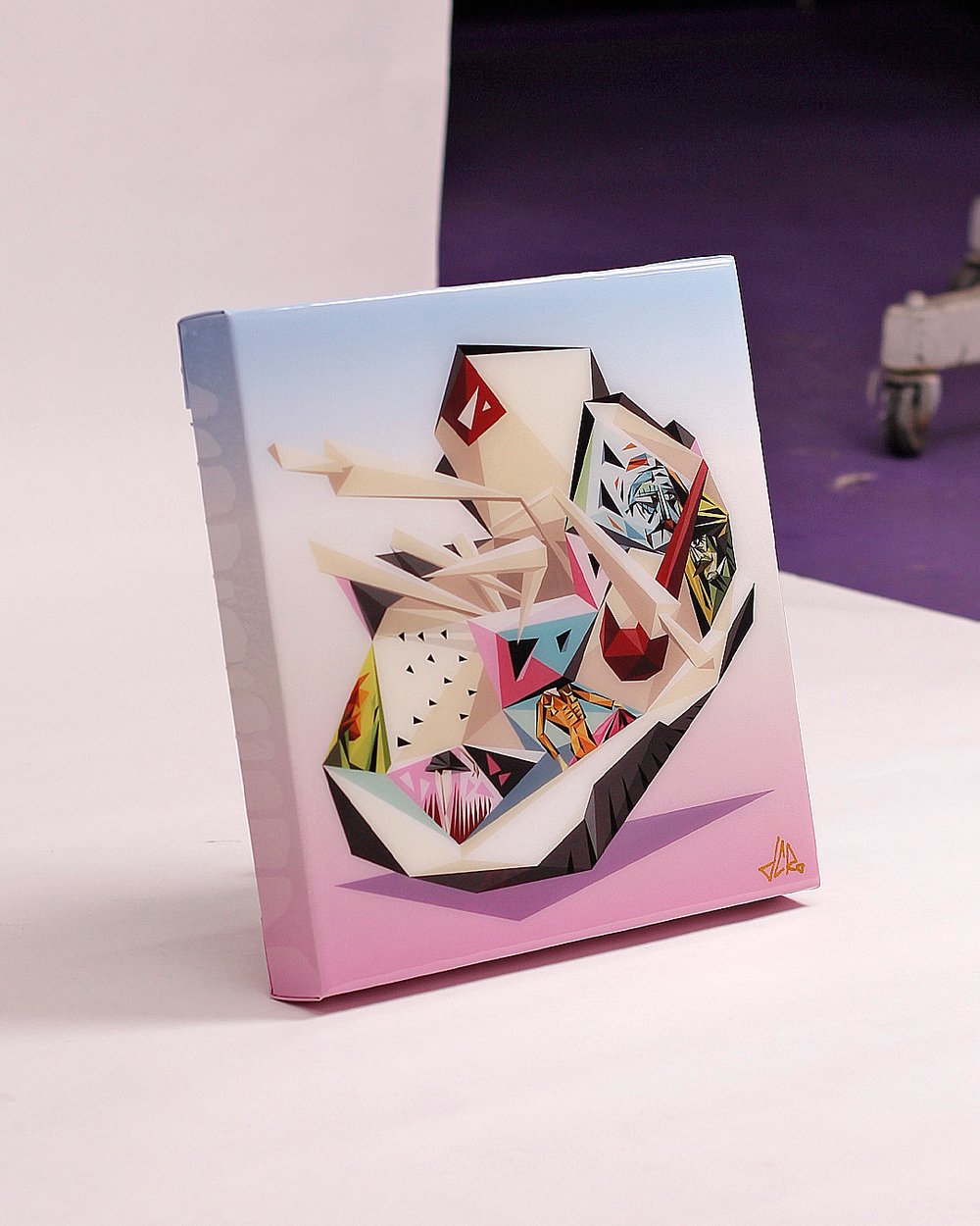 Image of 12 inch "Paris" Canvas Print + Resin