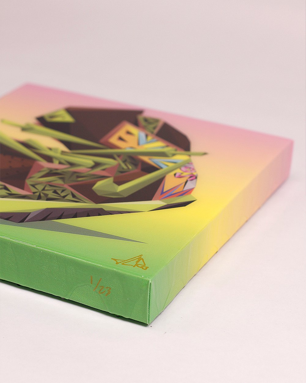 Image of 12 inch "DE LA Dunk" Canvas Print + Resin