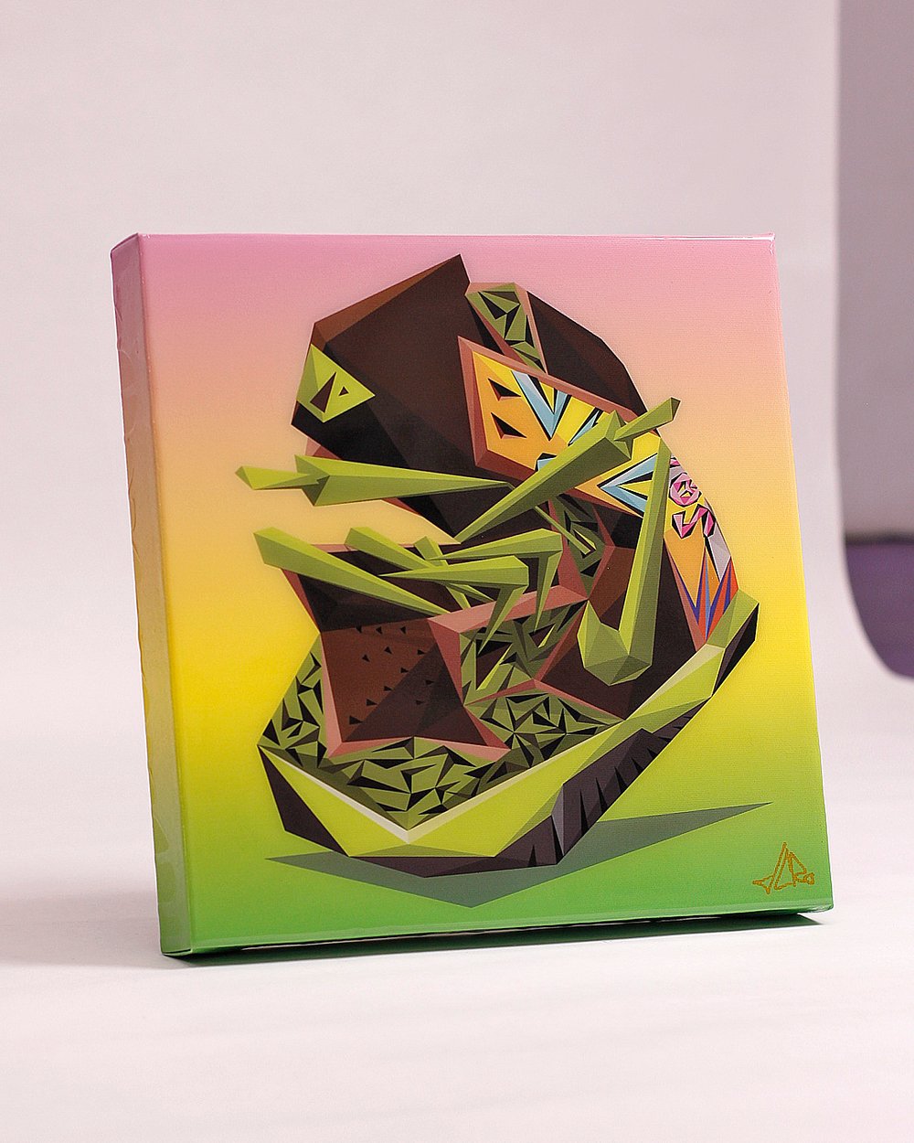 Image of 12 inch "DE LA Dunk" Canvas Print + Resin
