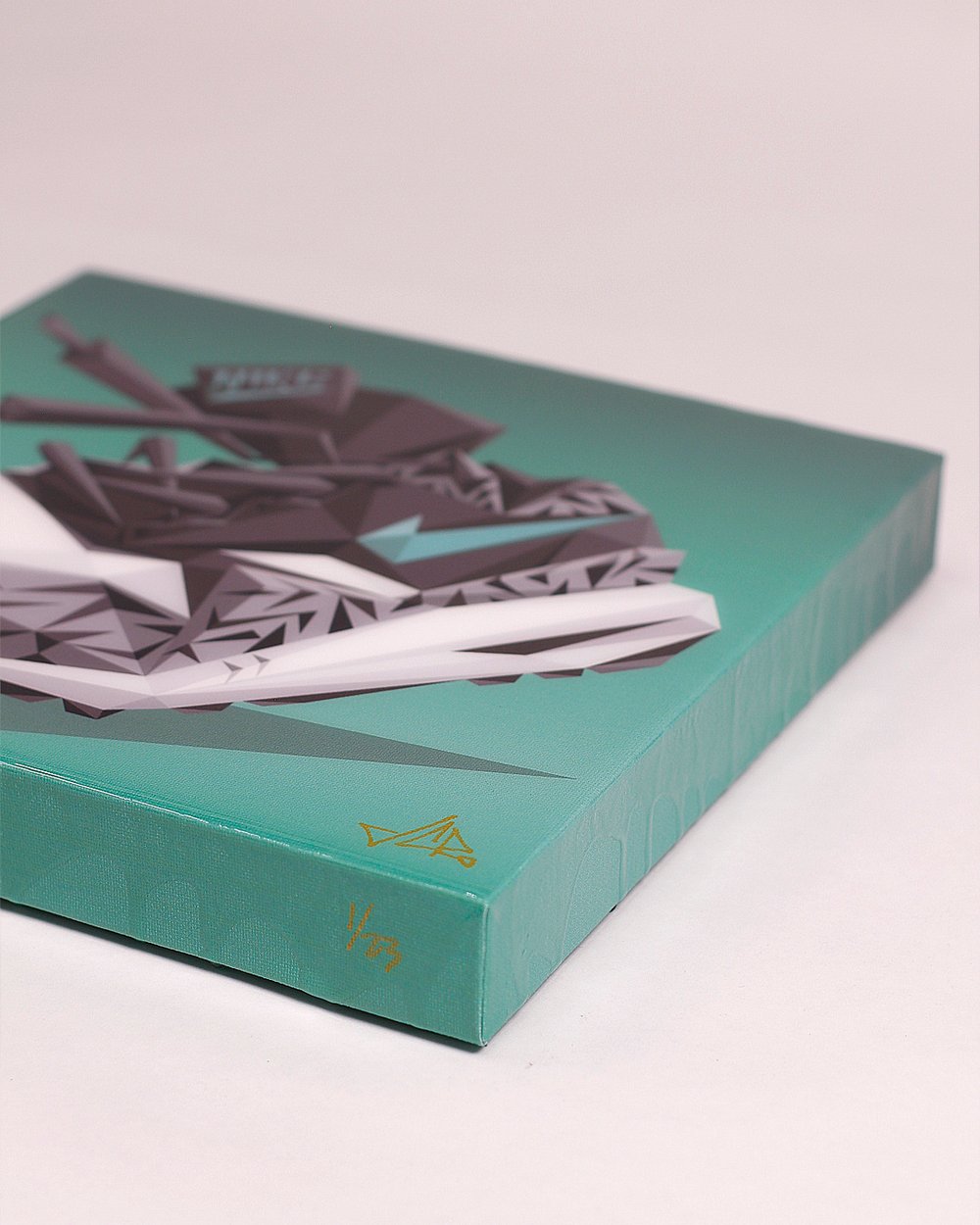 Image of 12 inch "AM Atmos" Canvas Print + Resin