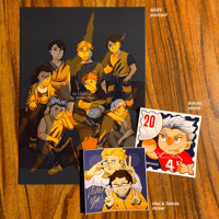 haikyuu | post-timeskip paper merch