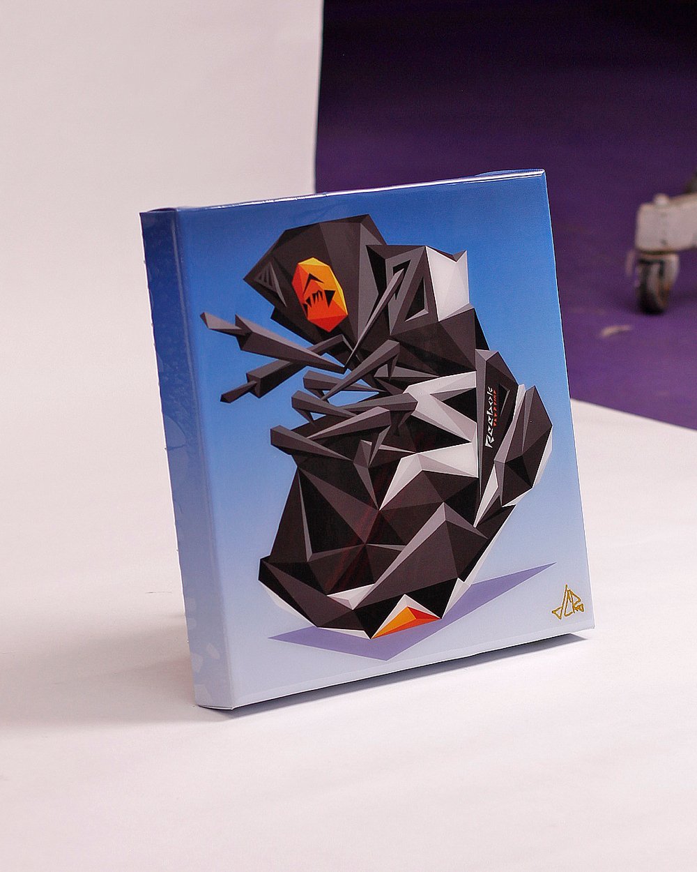 Image of 12 inch "PUMP" Canvas Print + Resin