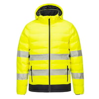 Image 1 of S548 - Hi-Vis Ultrasonic Heated Tunnel Jacket Yellow/Black