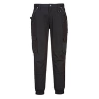 Image 2 of MP703 - Mens Cuffed Slim Fit Stretch Work Pants