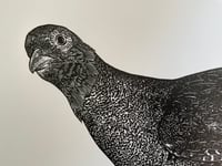 Image 2 of Grey Partridge Original Lino Print