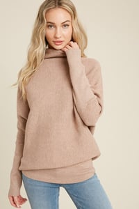 Image 2 of SLOUCH NECK DOLMAN PULLOVER