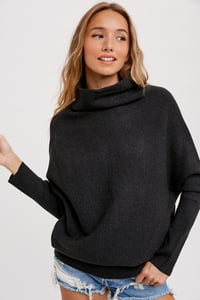 Image 3 of SLOUCH NECK DOLMAN PULLOVER