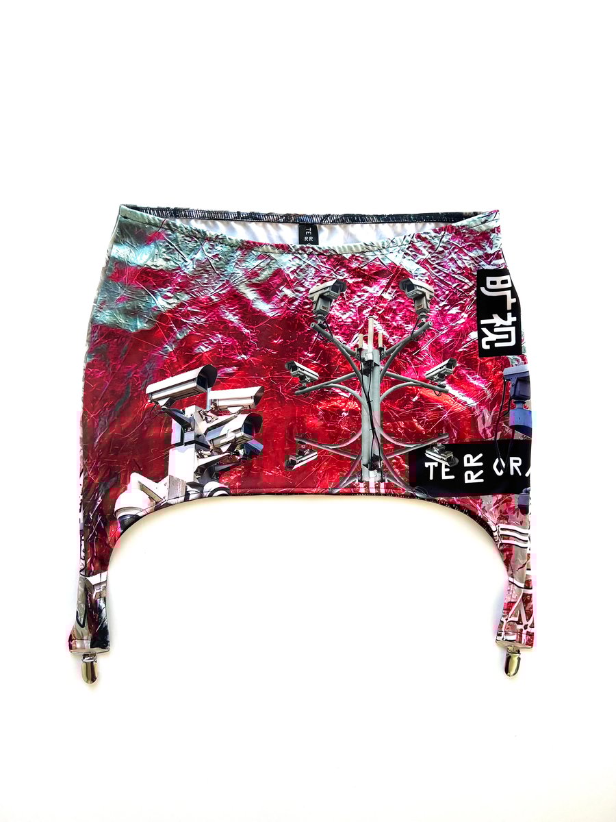 TERROR VISION - Paranoid' Tech Morphosis 2way garter skirt TERROR VISION - Paranoid' Tech Morphosis 2way garter skirt