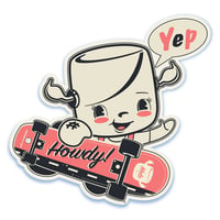 Image 1 of Melo Howdy Sticker