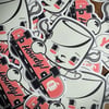 Melo Howdy Sticker