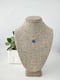 Image of Dainty Blue Disc Necklace