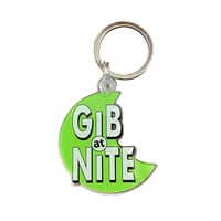 Image 1 of Gib at Nite keychain