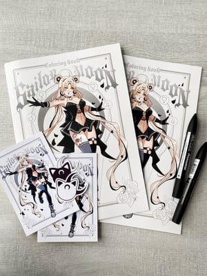 Image of Sailor Moon coloring book