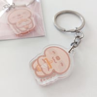 Image 2 of Boba sloth and Mochi keychain