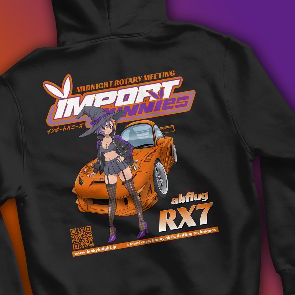 Image of Import Bunnies RX7 Hoodie