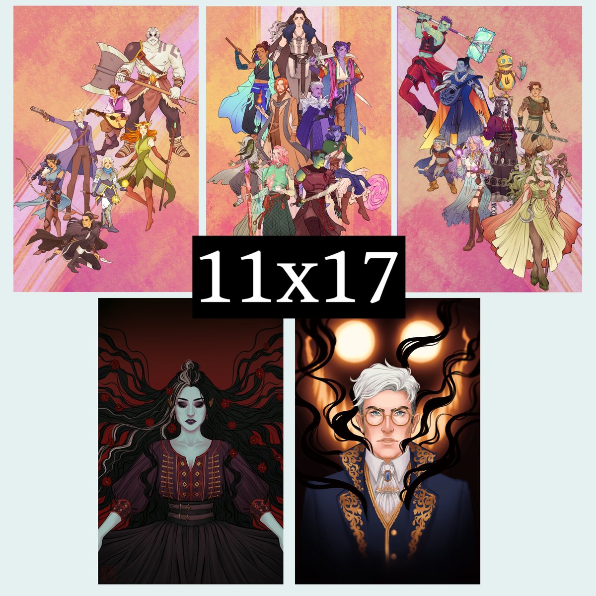 critical role 11x17 prints