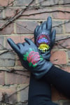 Hand painted gloves