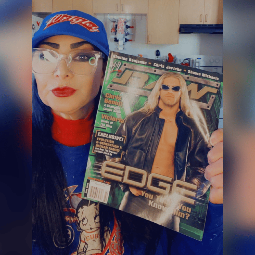 WWE RAW June 2004 Magazine featuring Victoria Bike Photoshoot