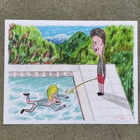 Butt Hockney Print - Signed