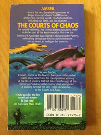 Image 2 of Roger Zelazny "The Courts of Chaos" Mass Market Paperback