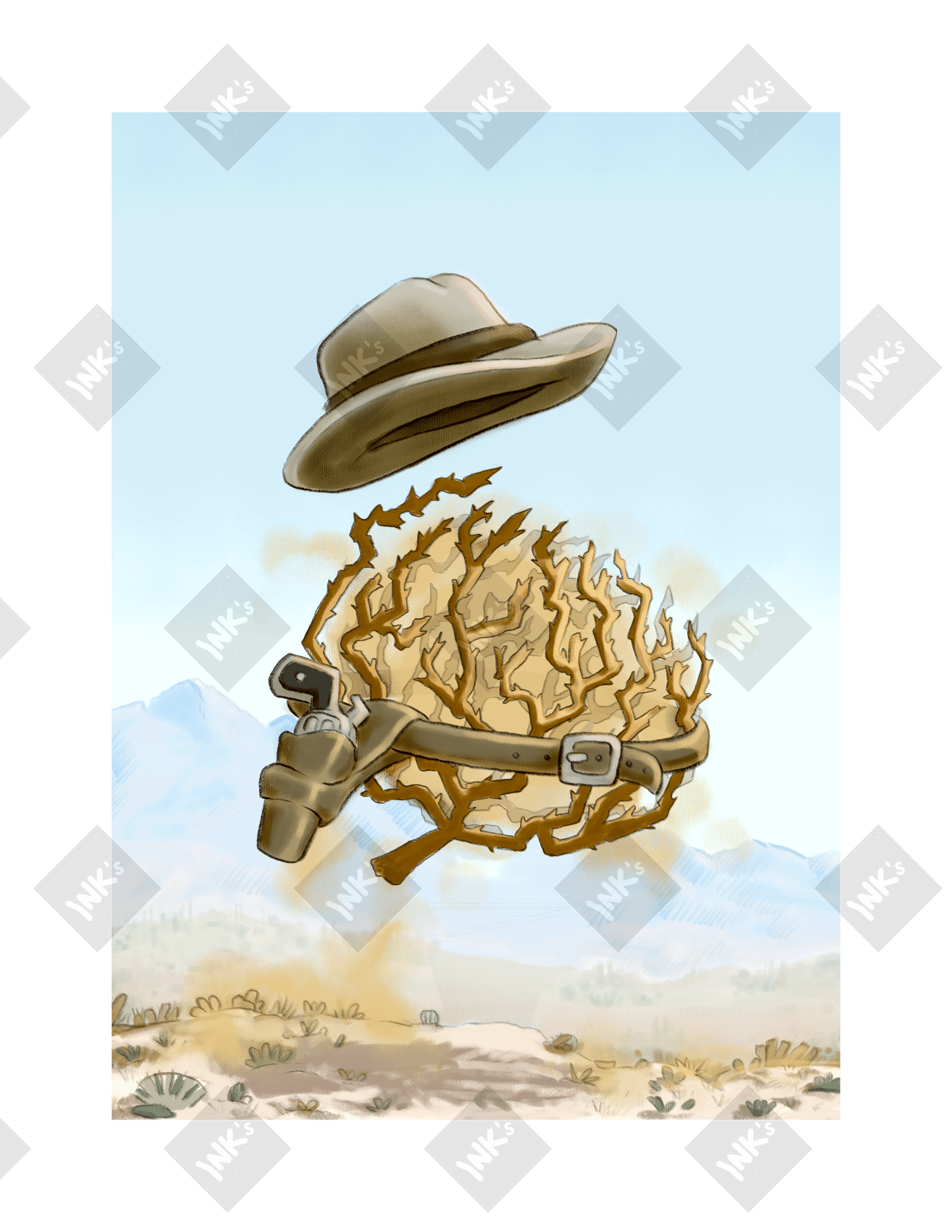 Tumbleweed Cowboy Inkchievous