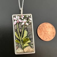 Image 2 of Orchid on Rocks Pendant