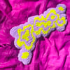 Slime and Purple Blob Tufted Wall Hanging