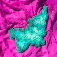 Image 2 of Jade Blob Tufted Wall Hanging