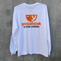 Image 2 of Losers Long Sleeve T-Shirt - White