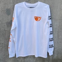 Image 1 of Losers Long Sleeve T-Shirt - White