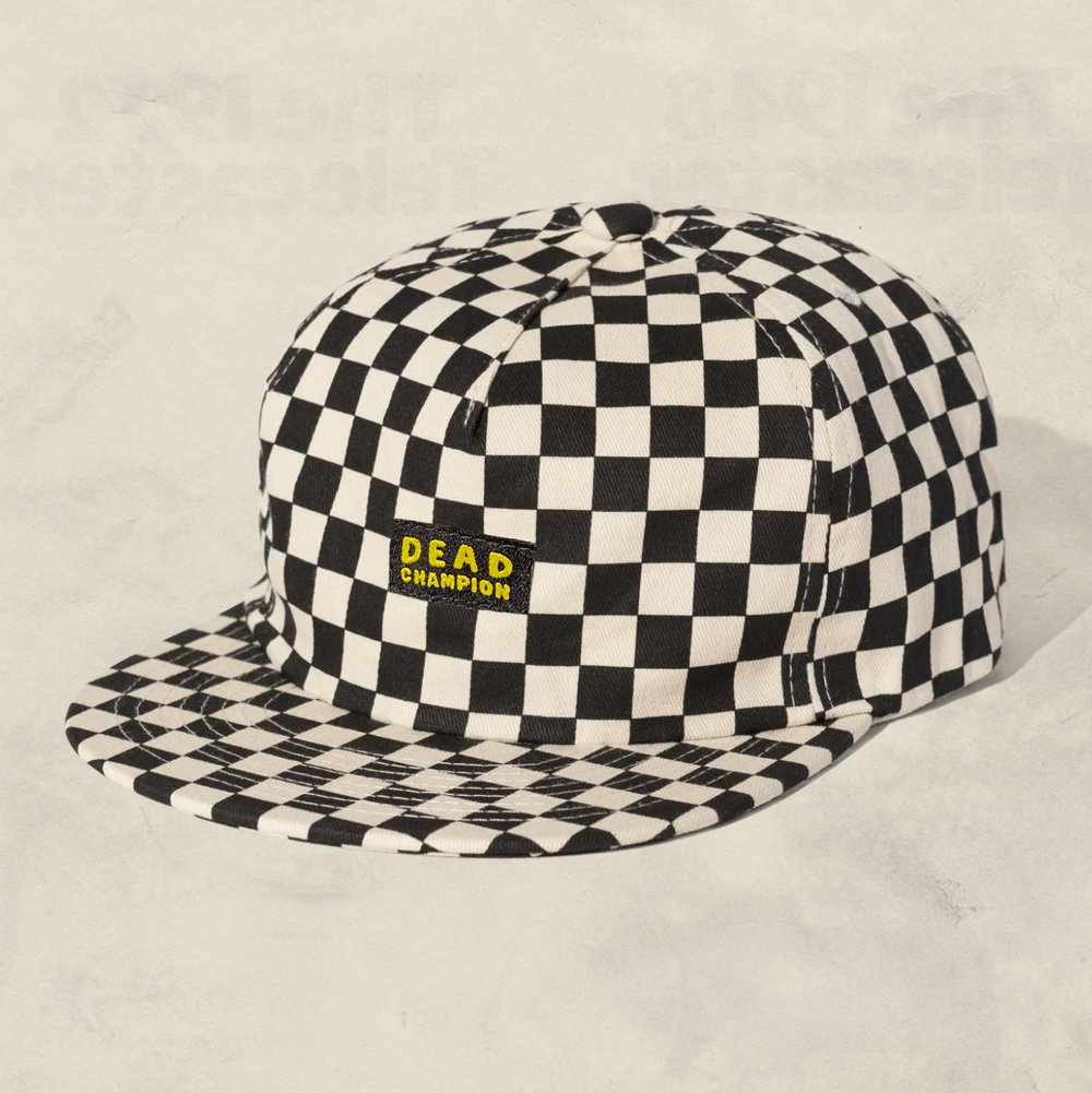 Racing checker cap