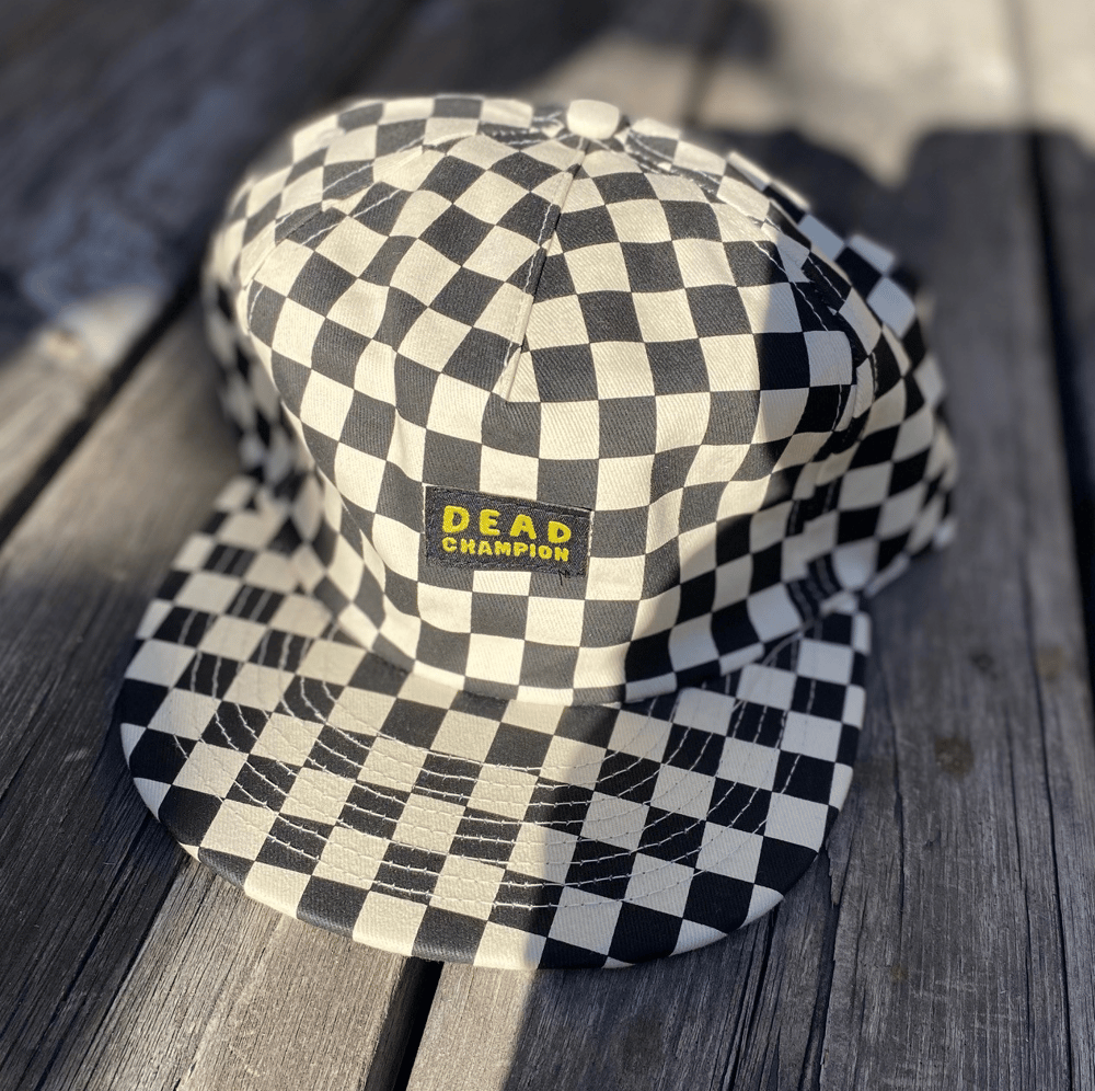 Racing checker cap