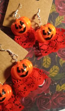 Image 3 of Pumpkin Earrings