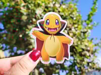 Vampire Charmander Sticker