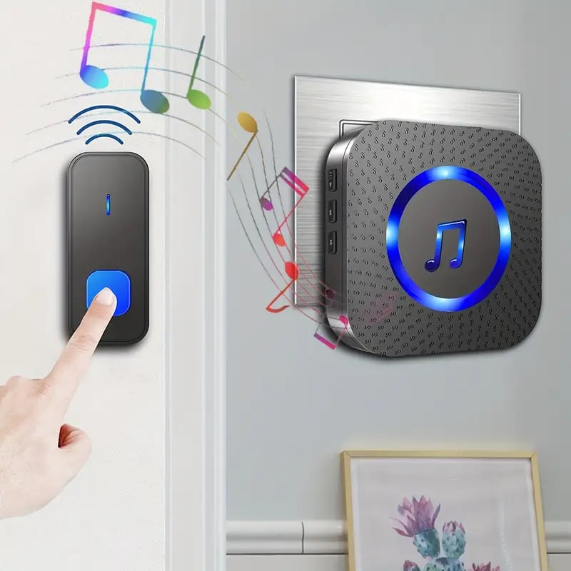 Wireless Music Doorbell, Home Waterproof Doorbell