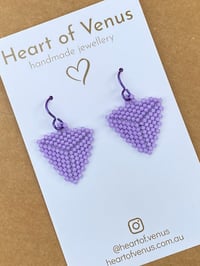 Delica Earrings - Wisteria