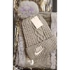 Nike Grey Beanie & Scarf set