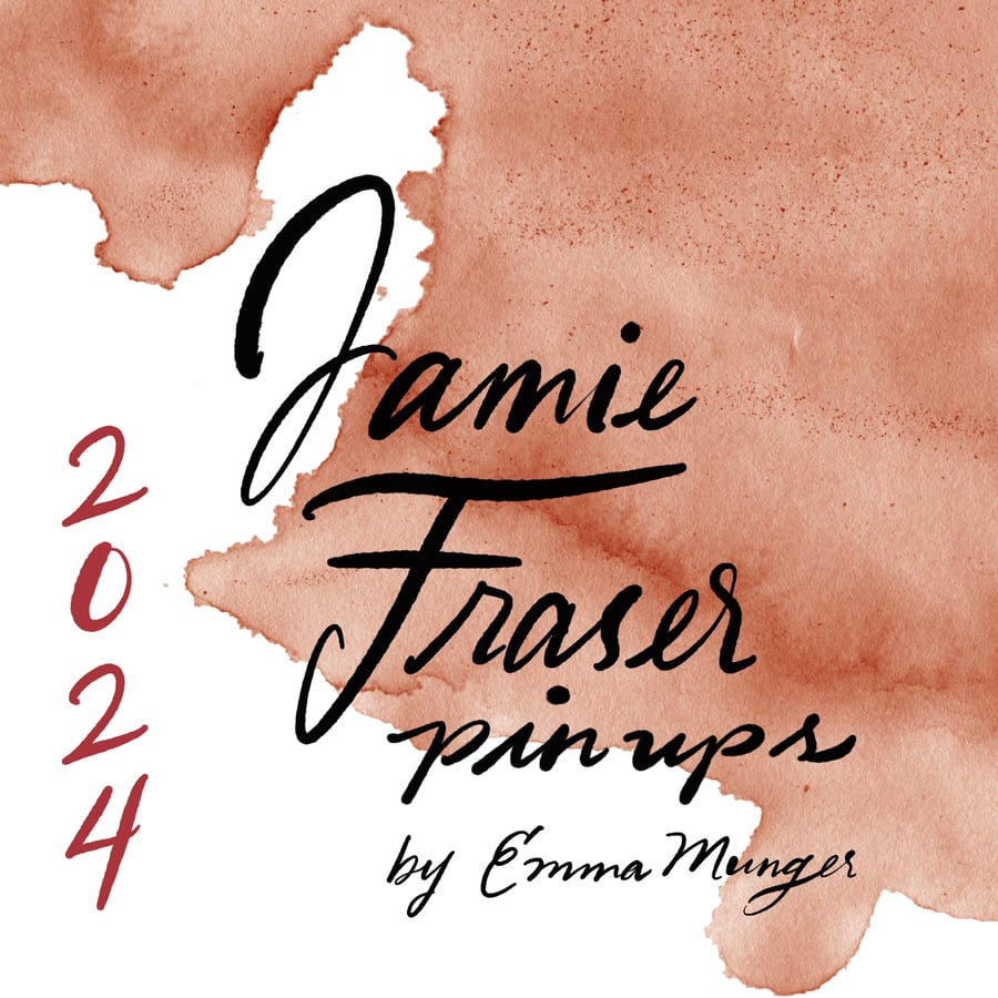 Image of Jamie Fraser Pin-Up 2024 Mini Calendar