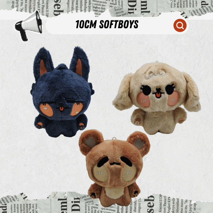 Image of 10CM SOFTBOYS